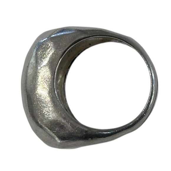 Silpada R2758 Classique Hammered 925 Sterling Silver Dome Ring Size 8 - Picture 4 of 16